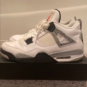 Air Jordan 4 Retro OG White Cement